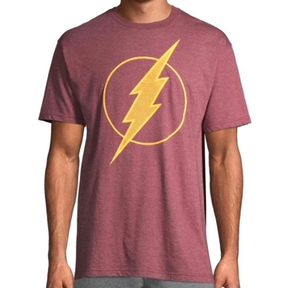 The FLASH Authentic Super Hero Tshirt Short Sleeves Mens Large